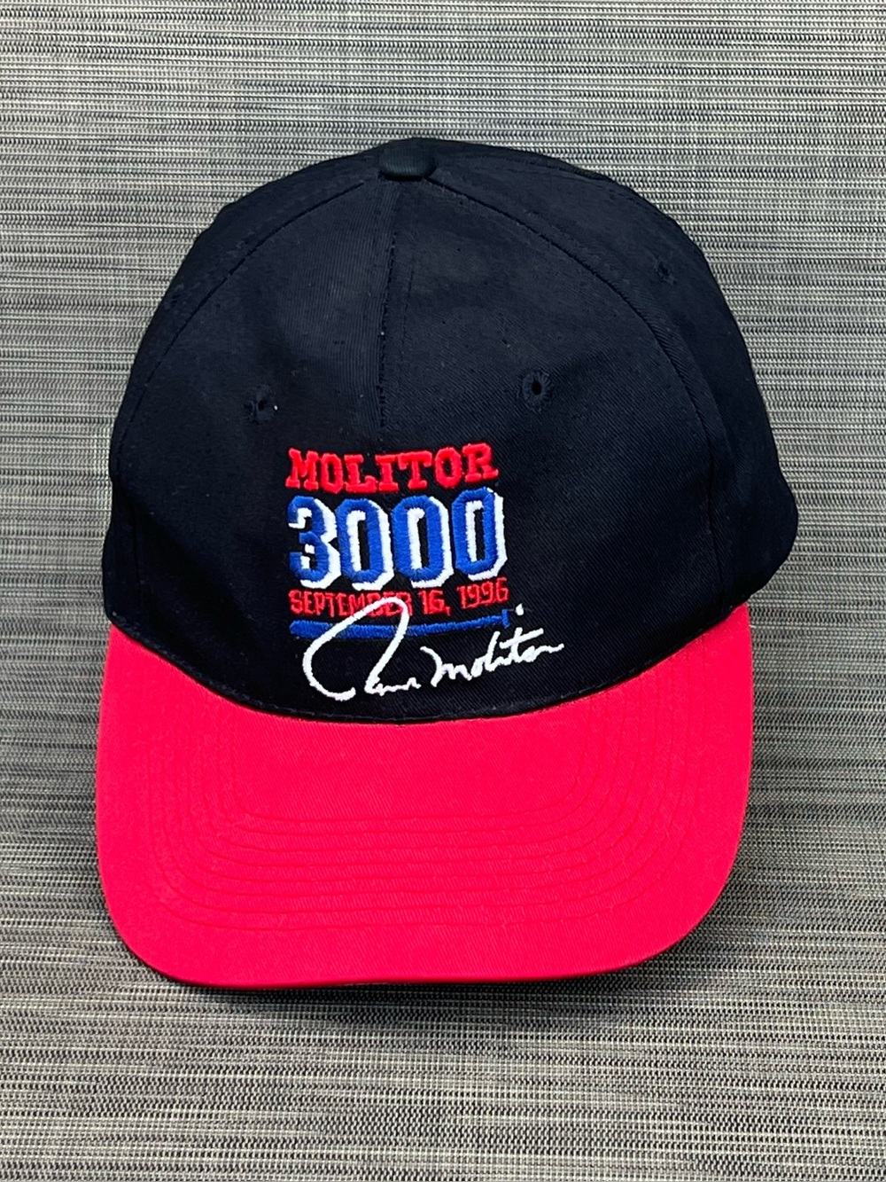 MN Twins Paul Molitor 3000th Hit Commemorative  Baseball Hat Cap Sept 16, 1996